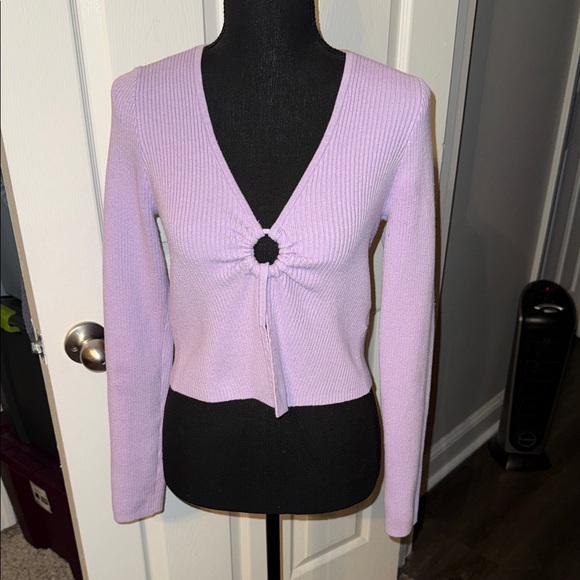 Aeropostale Sweaters - 🖤AEROPOSTALE LILAC V-NECK CARDIGAN SIZE M🖤